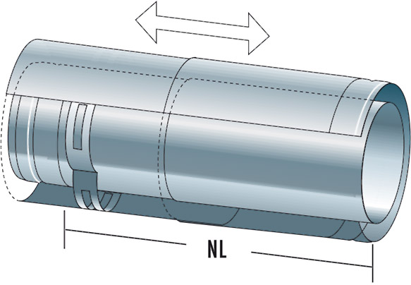 ASDRAU - Air-Stream Élément adjustable 200-400 mm