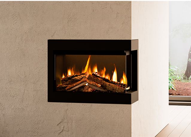 British Fires Ashlett Insert Kit - Kamineinsatz + Rahme rechter Ecke