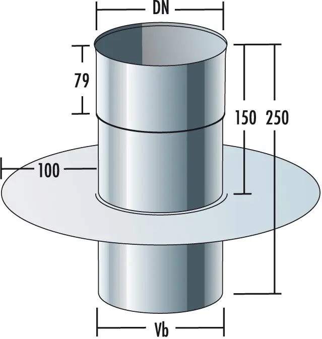 EAPR...EWA - Raab EW Aansluitstuk met nisbus - rond