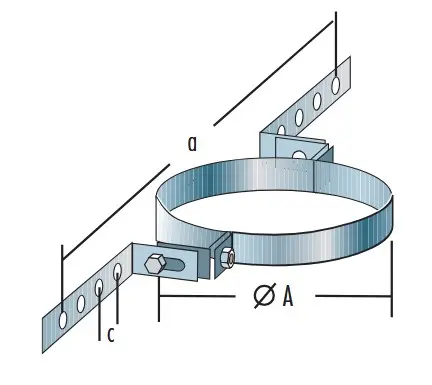 DW Sparrenhalter typ L  
