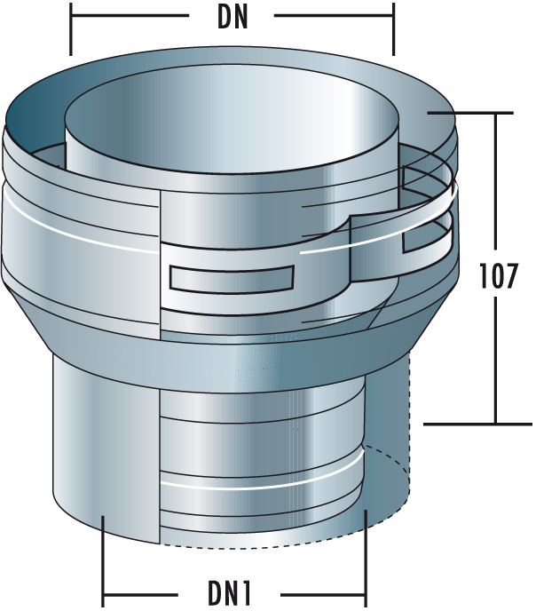 ASERE100/130 - Air-Stream Élargissement 100-130 mm