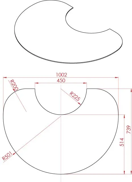 Lotus Prestige - Voorgevormde vloerplaat
