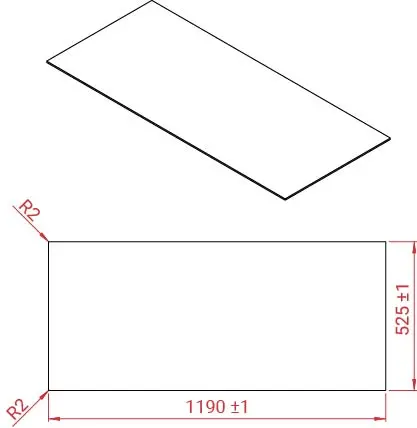 Lotus Visto - Voorgevormde glazen vloerplaat