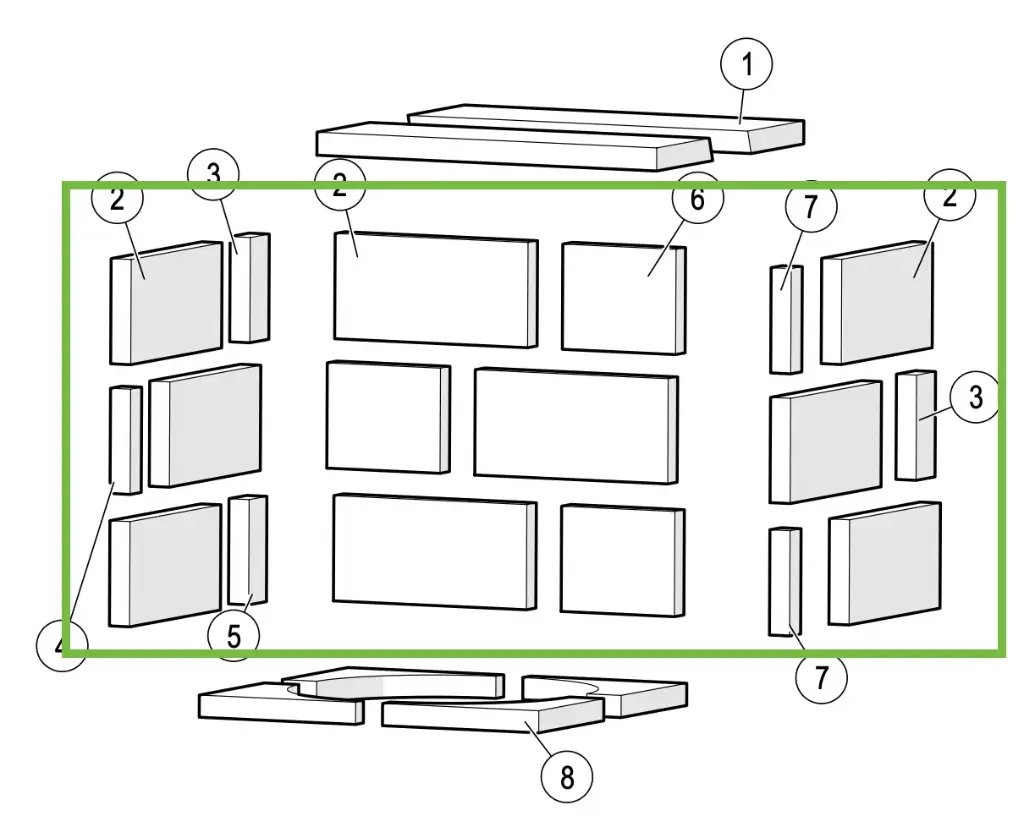 Lotus 2060/2080 - Kit vermiculite complet (16st)