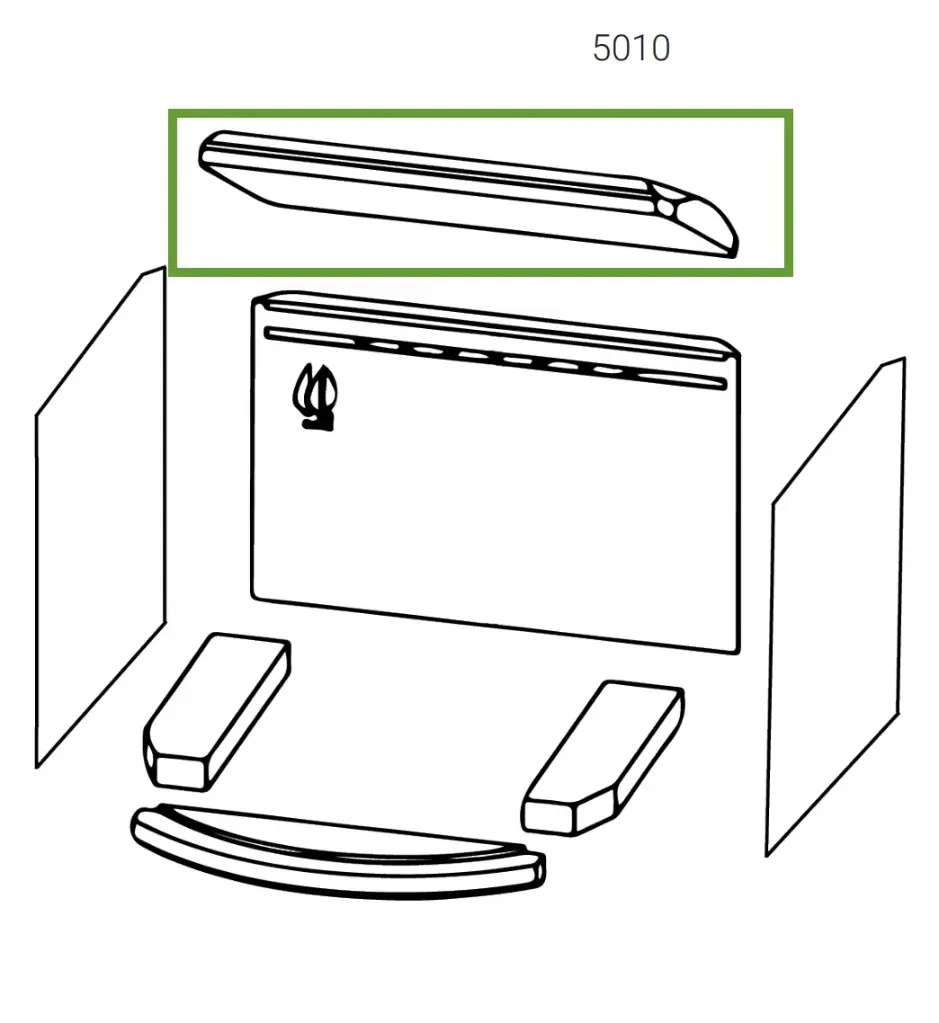 Lotus 5000/7000 - Smoke diversion plate (5010-5060 old model)