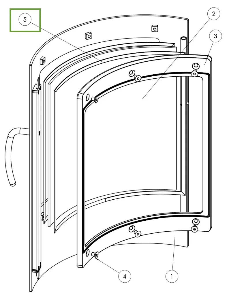 Lotus 5000/7000 - Joint pour vitre ø6mm (5000-5100-7000)