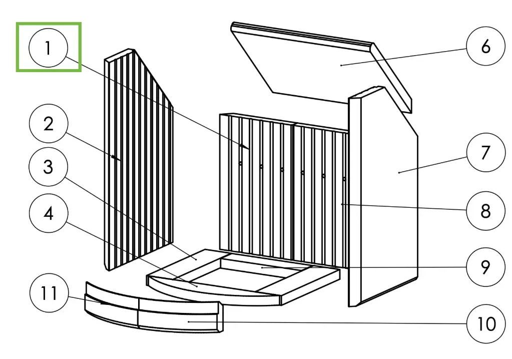 Lotus 8000 - Skamolex back wall