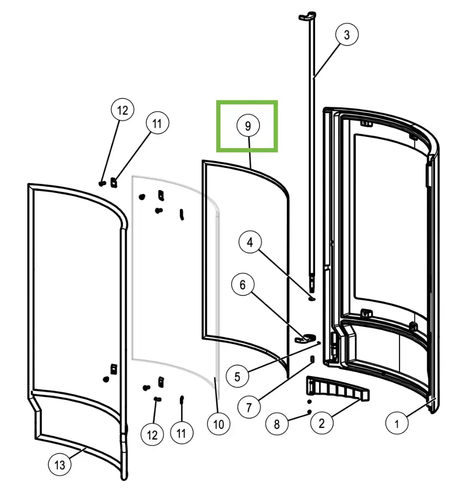 Lotus 9000 - Joint pour vitre ø6mm