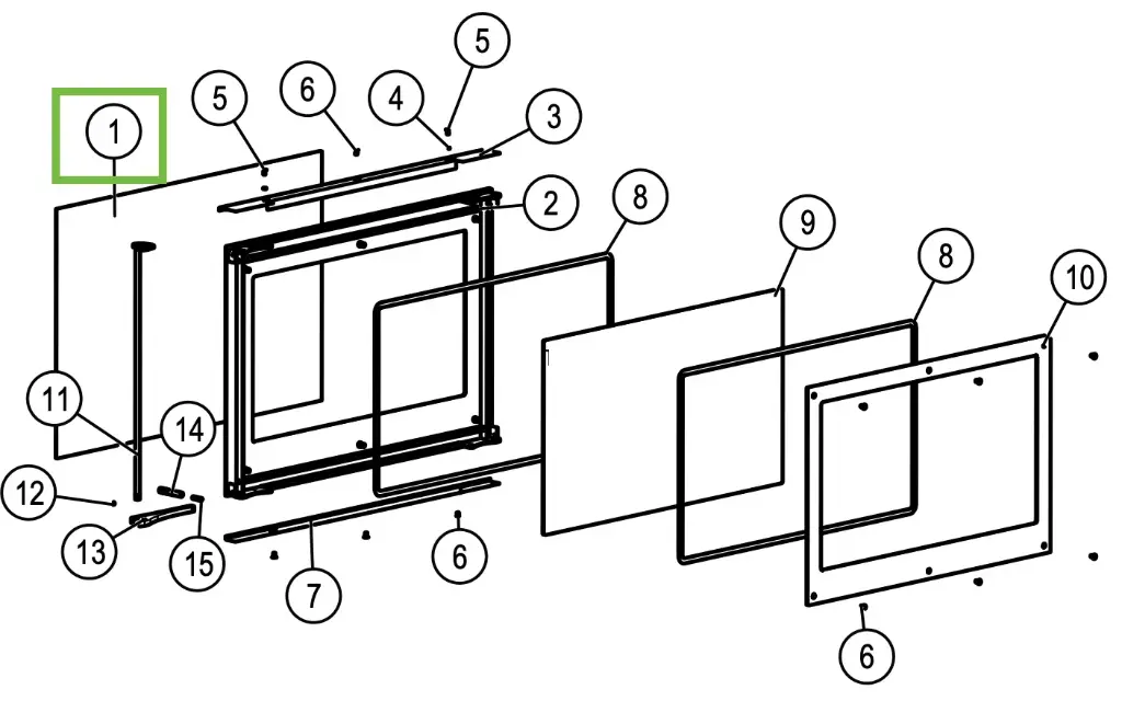 Lotus H370 petite - Glas für Tür Magic (628x430)