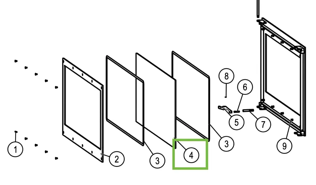 Lotus H470 Wide - Deurglas (777x335)