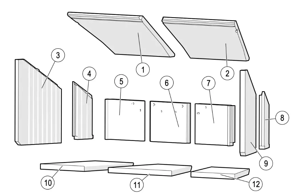 Lotus H570 W - Kit Skamolex complet - ondulé