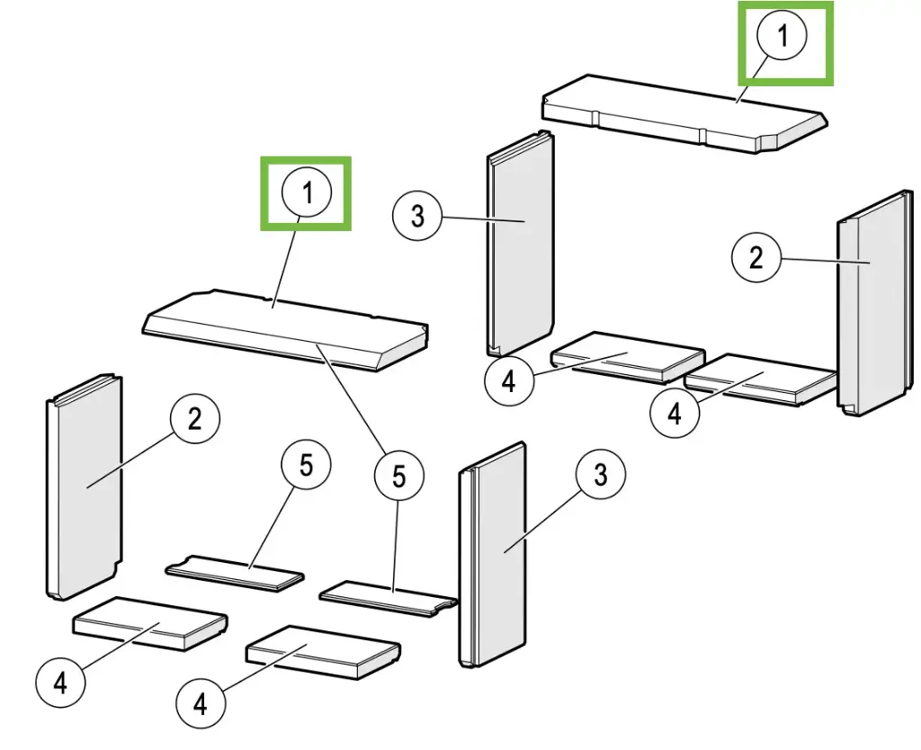 Lotus H570 T - Rauchumlenkplatte