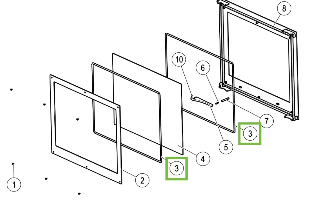 Lotus H570 - Joint pour vitre ø 6mm