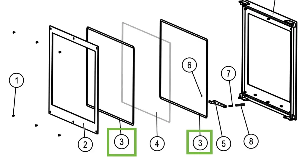Lotus H570 T - Joint pour vitre ø 6mm