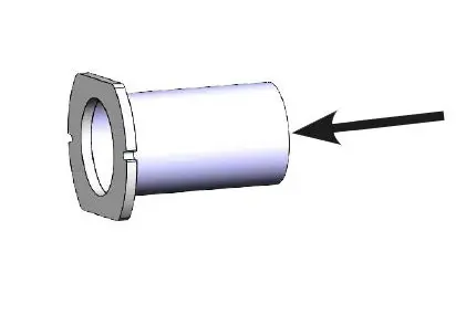 Lotus H-reeks - stut diam. 80mm (recht achteruit - 21H305)