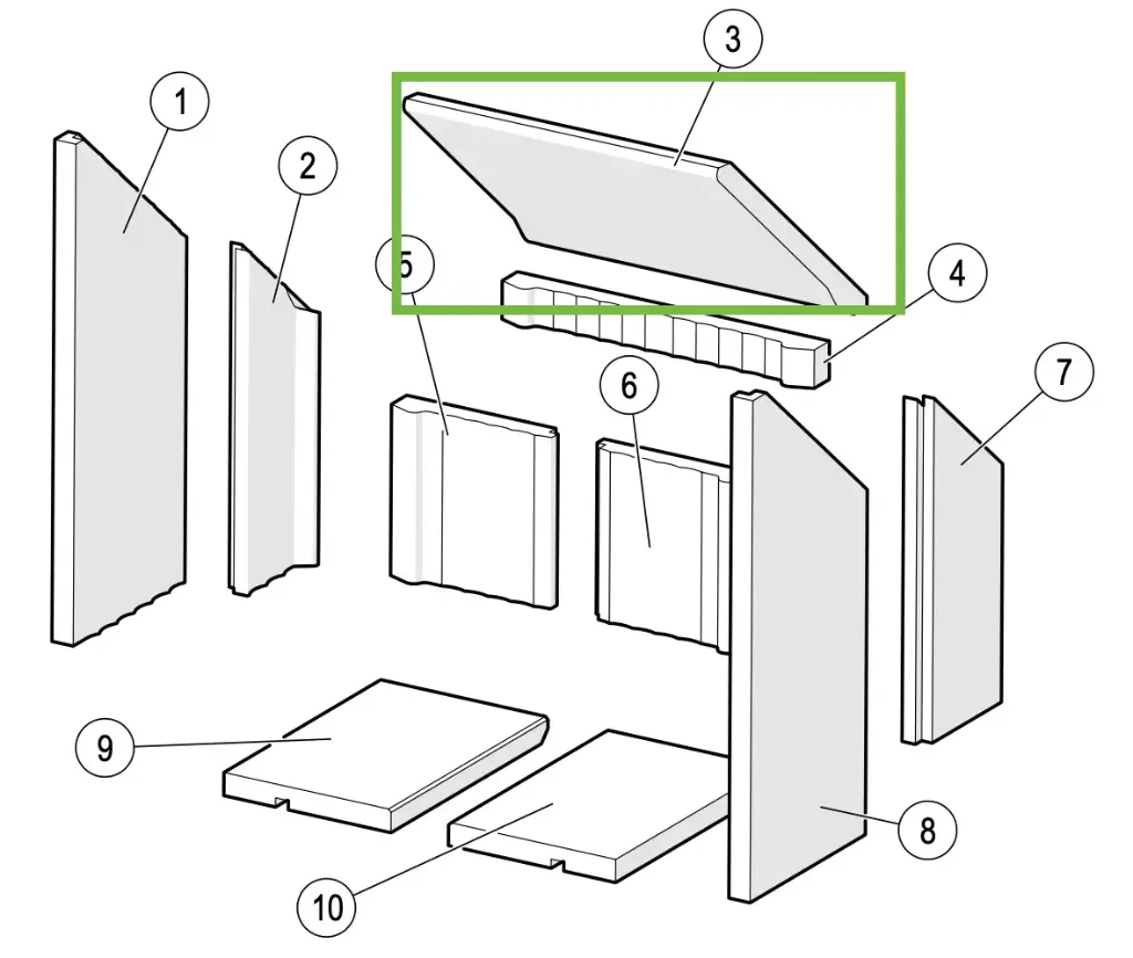 Lotus H700 - Plaque refractaire