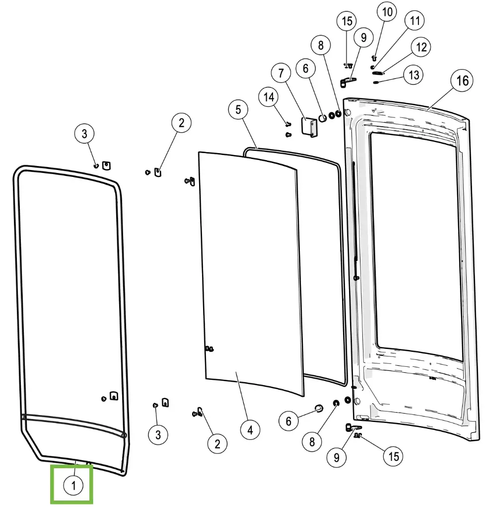Lotus Jubilee 25 - Joint pour porte ø 14mm