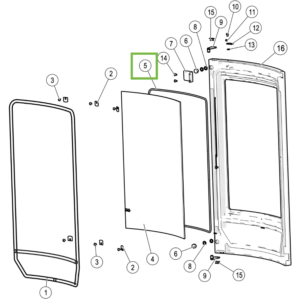 Lotus Jubilee 25 - Joint pour vitre ø 6mm
