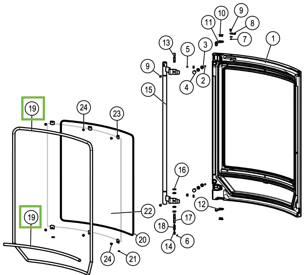 Lotus Jubilee 35 - Joint pour porte ø 14mm