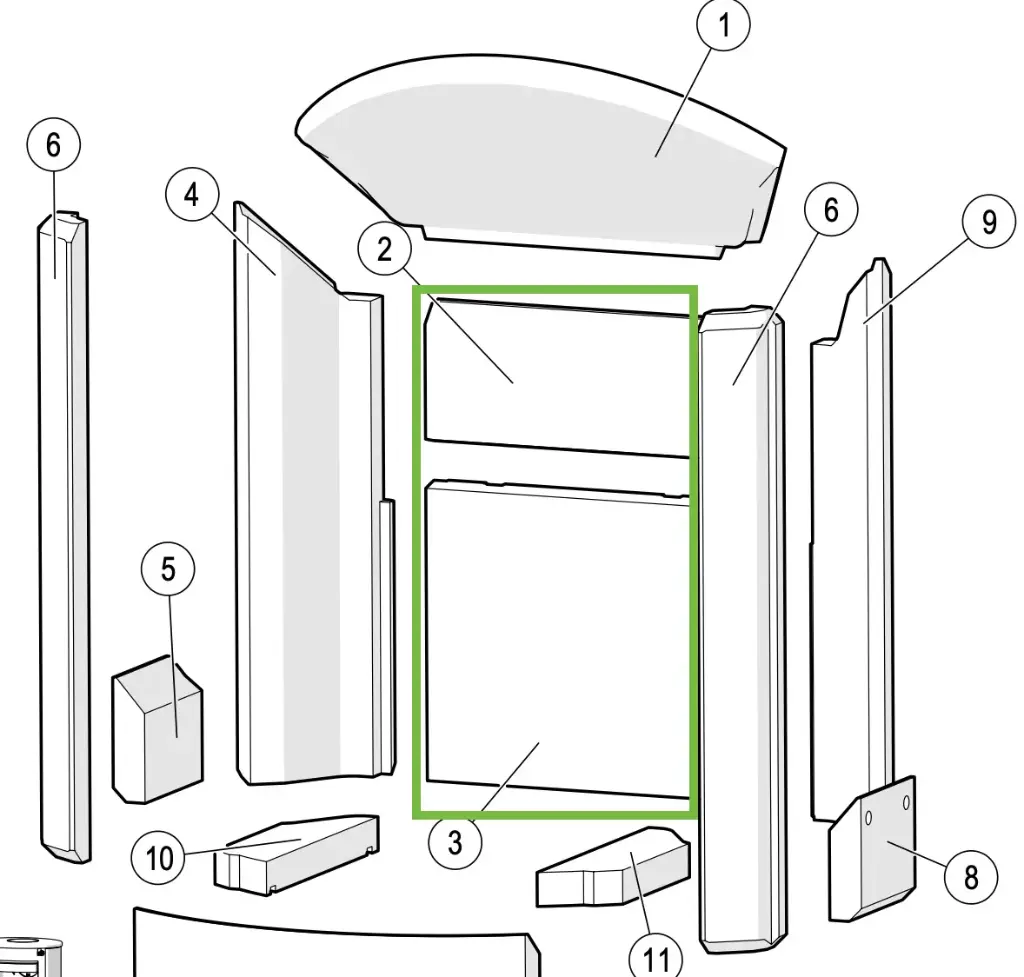 Lotus Liva - Skamolex rugwand
