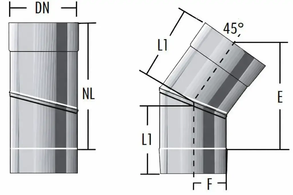Bogen verstellbar 0-45°