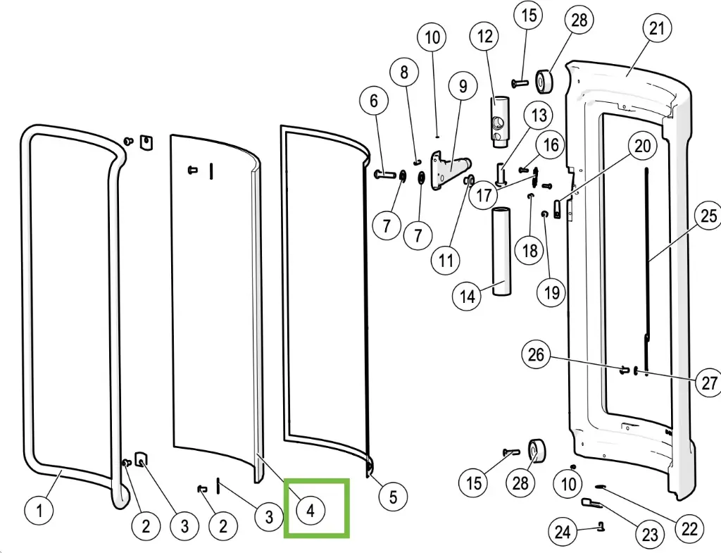 Lotus Maestro - Glas für Tür (297x423, R260)