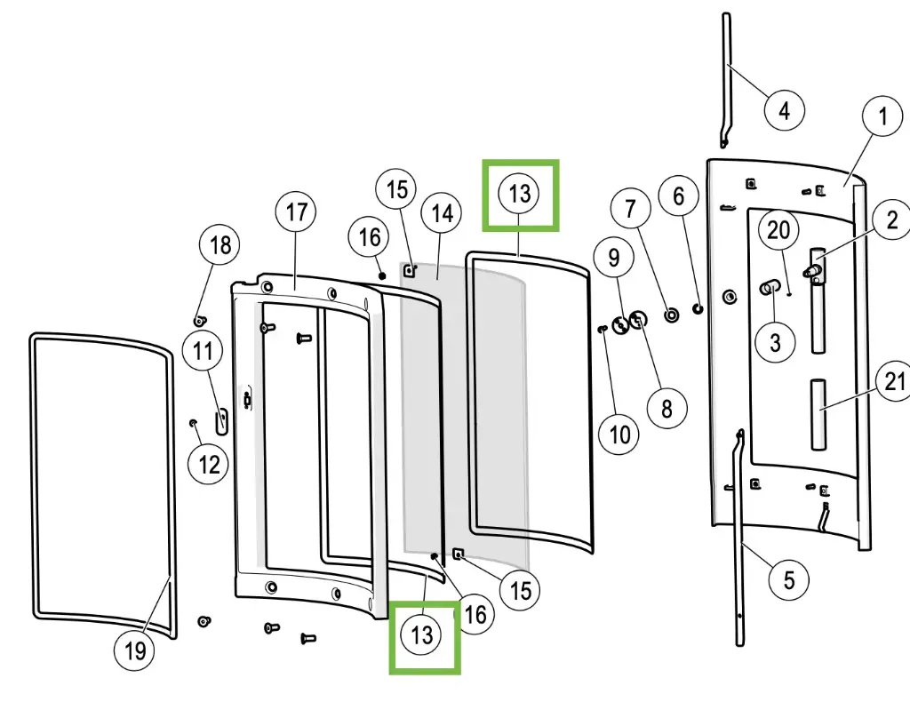 Lotus Mira - Dichtung glas ø 6mm
