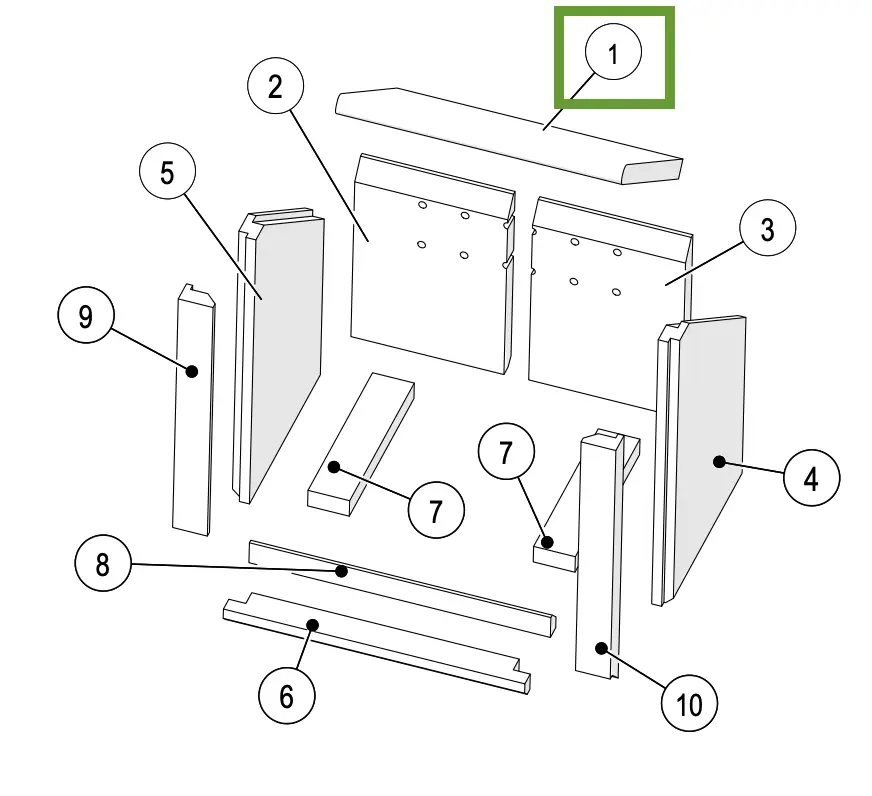 Lotus Mondo - Plaque refractaire ( Mondo 1 )