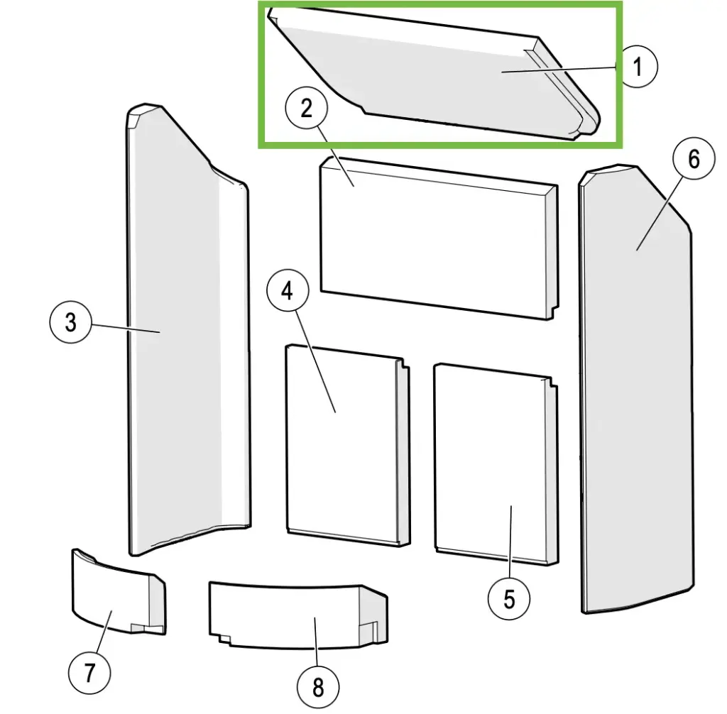 Lotus Sola/Prestige - Rookomleidingsplaat