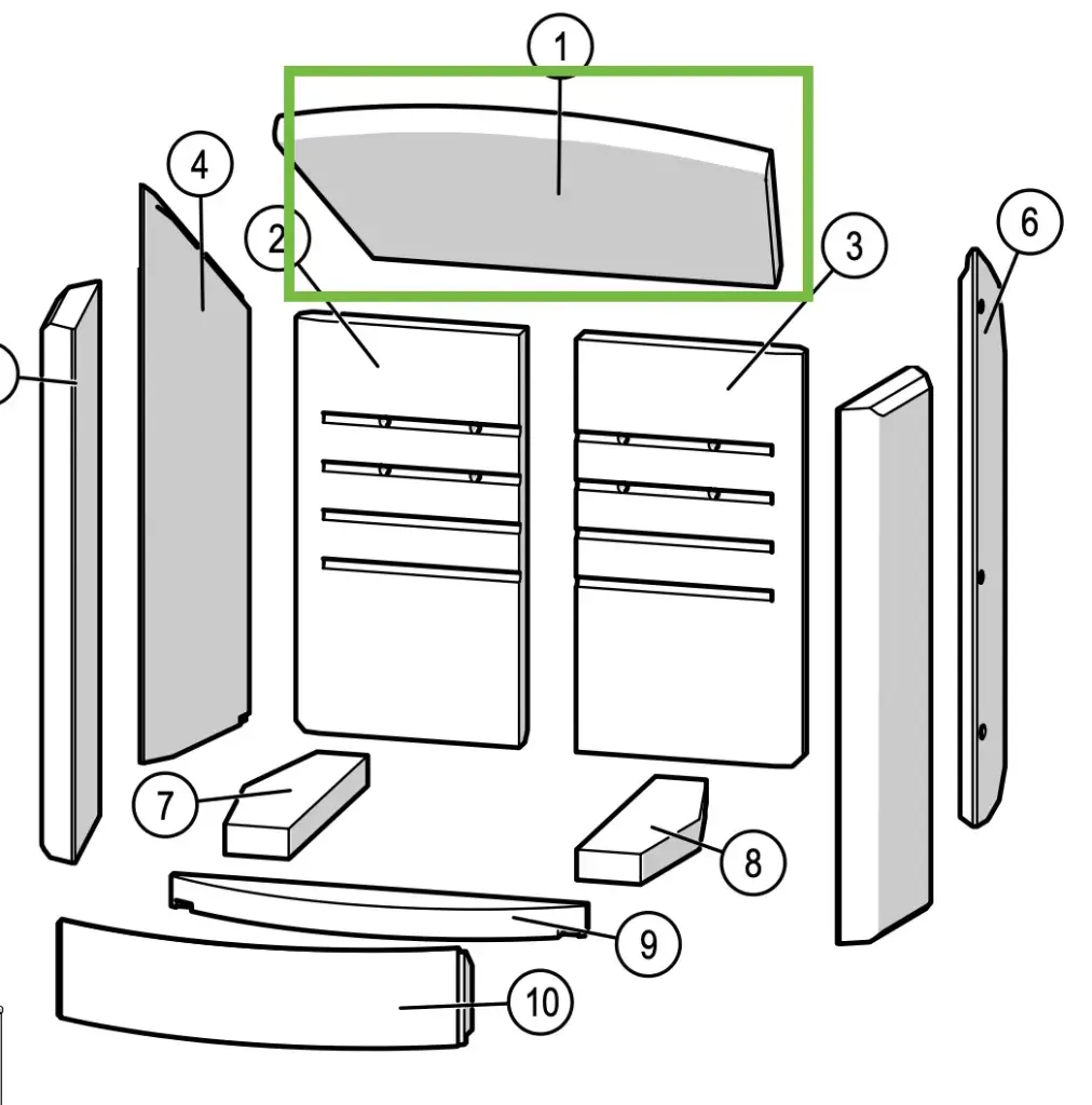 Lotus Prio - Plaque refractaire