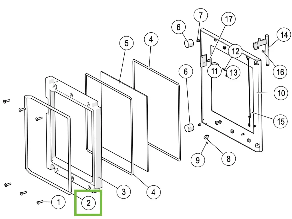 Lotus QM - Dichtung Tür ø 14mm