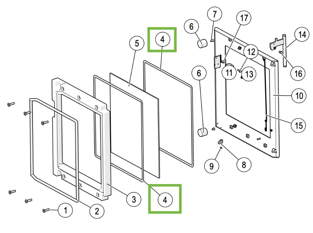 Lotus QM - Joint pour vitre ø 6mm