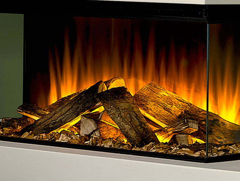 British Fires New Forest 2400 - Anti-Reflectieglas