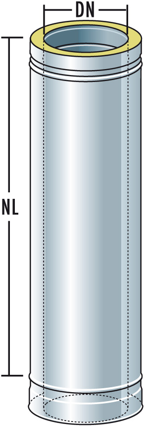 DW Rohrelement 1000mm 