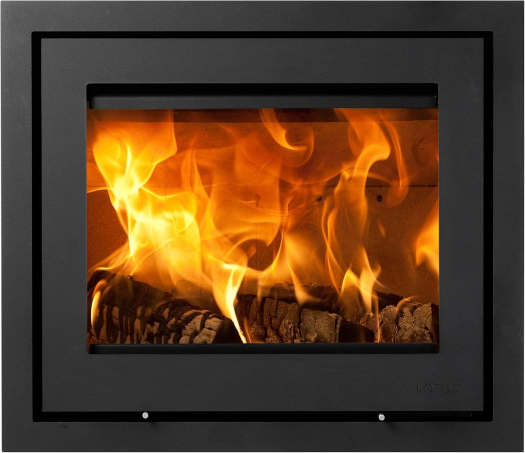 Robax Nightflame deurglas (zwart) voor H570
