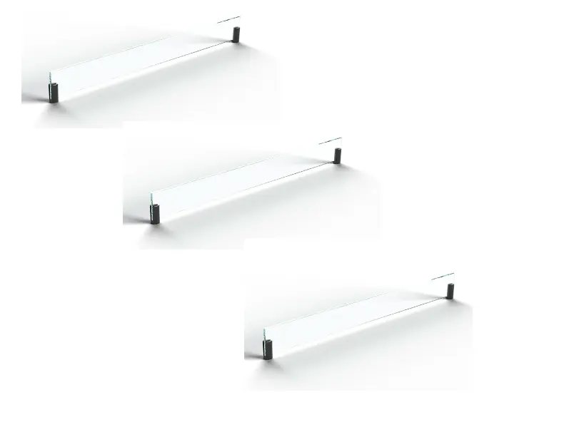 Planika Cool Flame 1500 Insert (3x500)  - Panneaux en verre