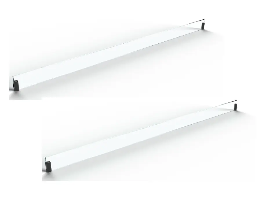 Planika Cool Flame 2000 Insert (2x1000) - Glazen panelen  