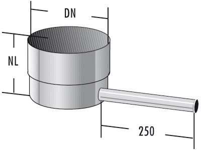 EW Dop met condensafvoer