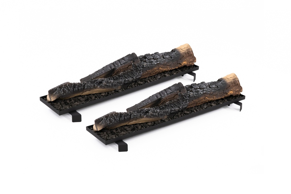 Planika Prime Fire Lade met keramische houtstammen of Stenen