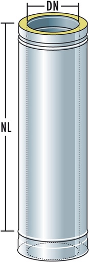 DW Rohrelement 1000mm 