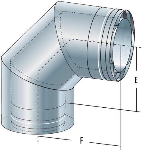 ASDUOBO90 - Air-Stream Bocht 90°