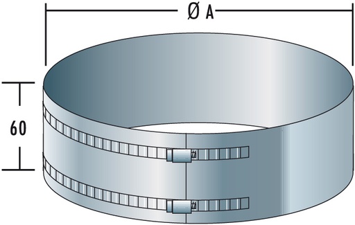 ASDUOKL - Air-Stream Collier de serrage