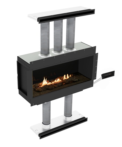 Planika Panorama 1200 (closed hearth)