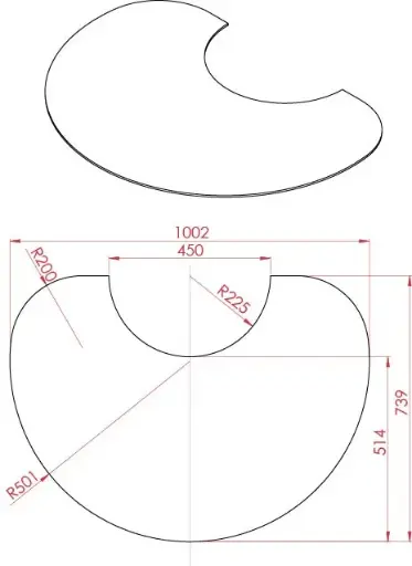 Lotus Prestige - Voorgevormde vloerplaat