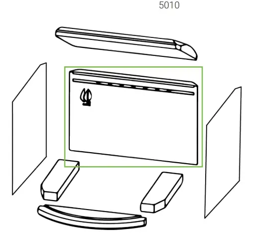 [215936] Lotus 5000/7000 - Skamolex rückwand (5010-5060 altes modell)