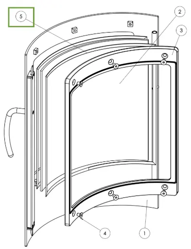 [215982] Lotus 5000/7000 - Dichtung glas ø6mm (5000-5100-7000)