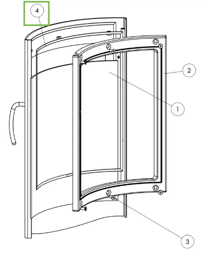 [218981] Lotus 8000 - Seal glass ø6mm