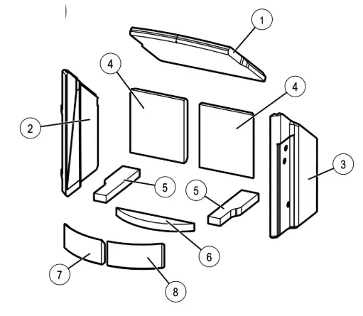 [219930] Lotus 9000 - Skamolex set of plates