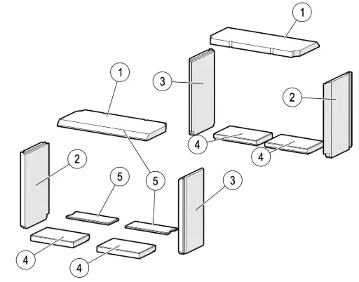 [21H530T] Lotus H570 Tunnel - Skamolex set platen