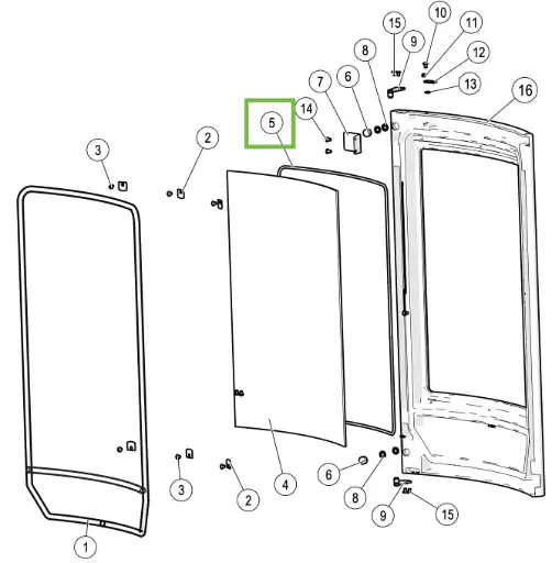 [21JUBIL25981] Lotus Jubilee 25 - Dichting glas ø 6mm